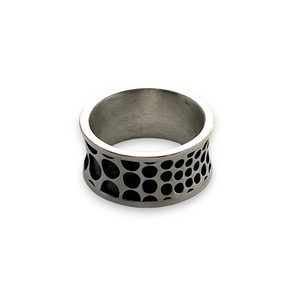 Geo Dot Comfort Fit Band Ring Erika Novak