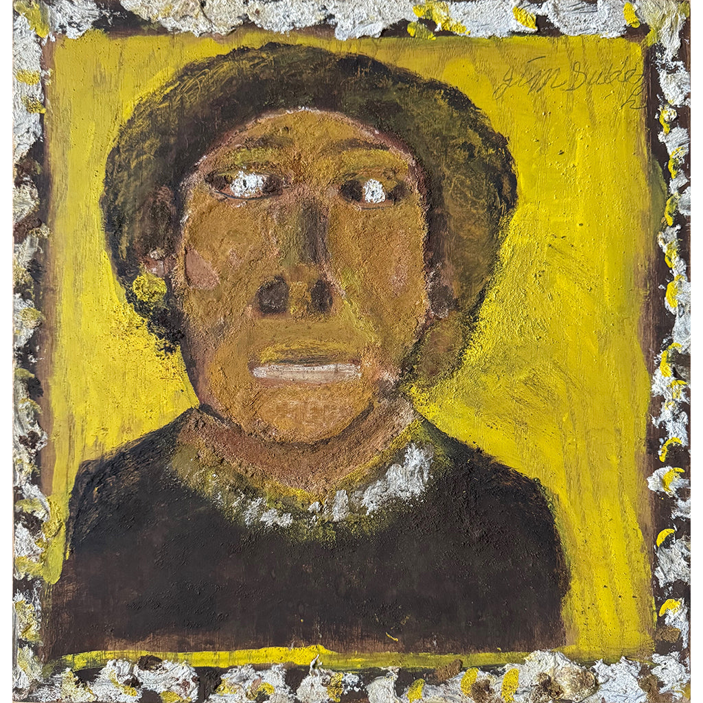 Portrait On Yellow Jimmy Lee Sudduth