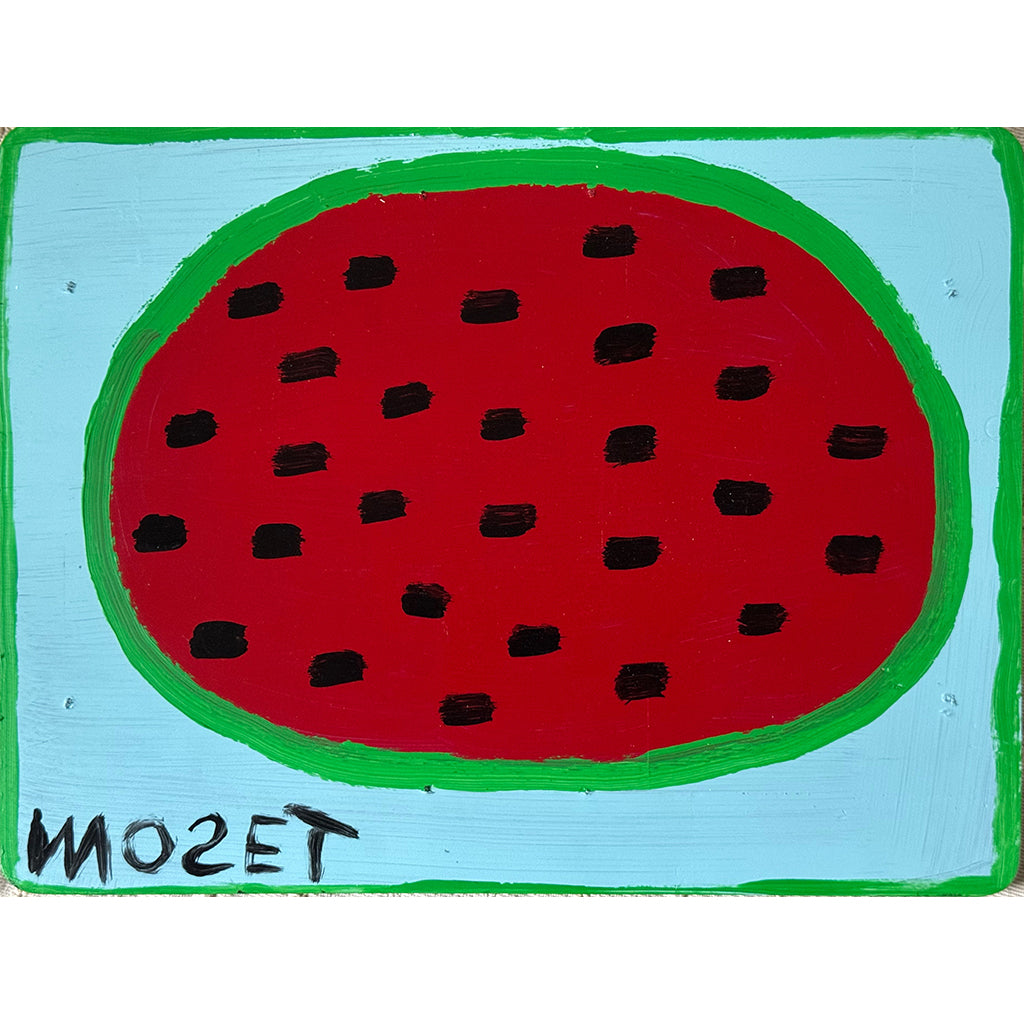 Watermelon On Blue 1 Mose Tolliver