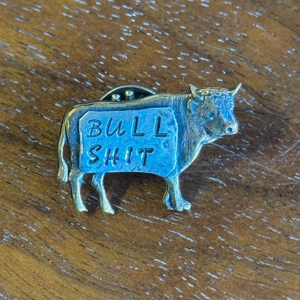 Bull Shit Pin, by Margaret Sullivan at Yard Dog Art - Yard Dog Gallery