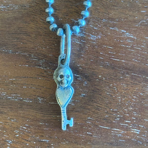 Skull With Key – Necklace Margaret Sullivan