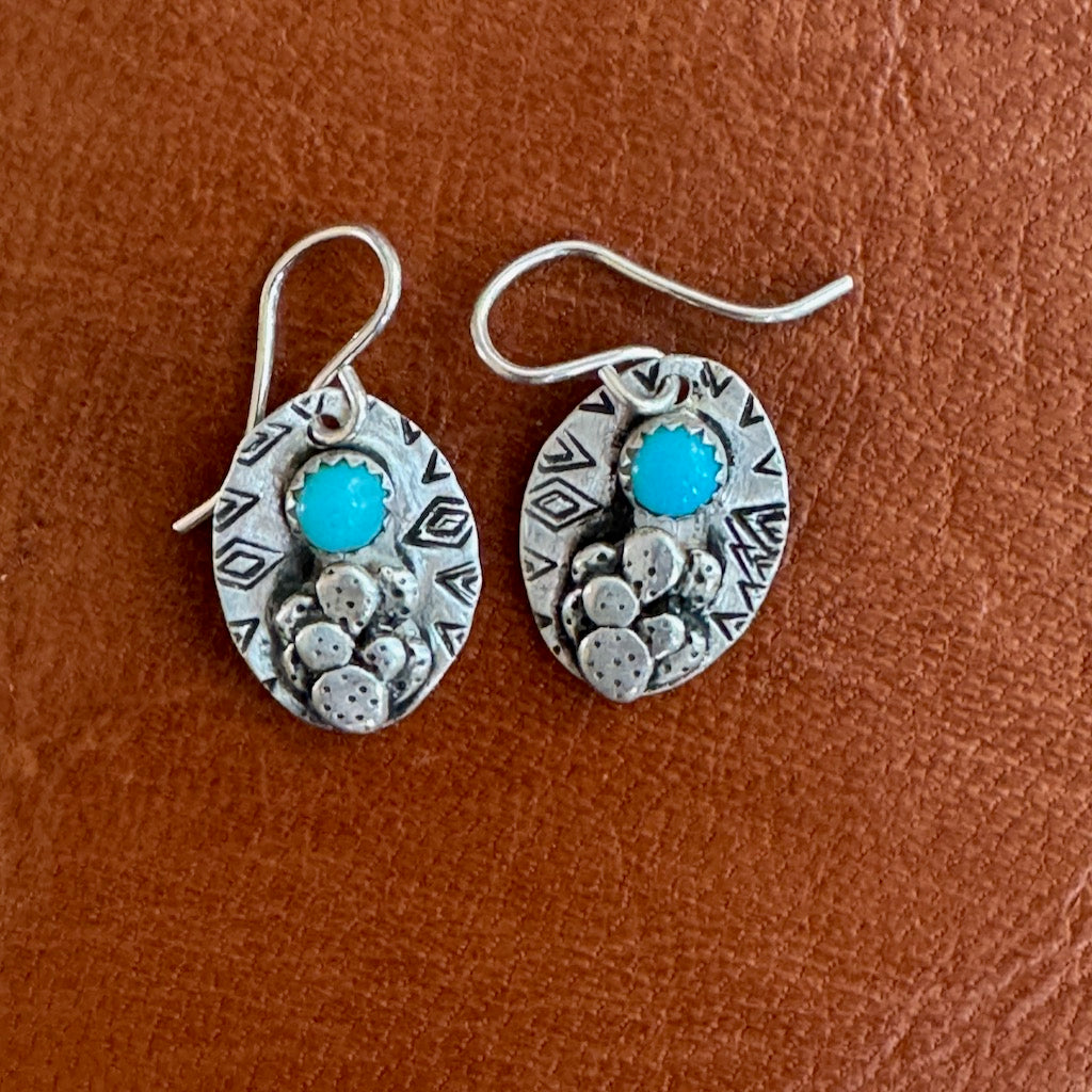 Cactus Turquoise Earrings Margaret Sullivan