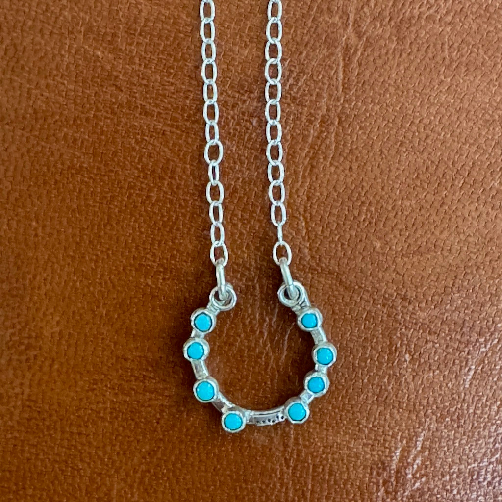 Turquoise Horseshoe Necklace Margaret Sullivan